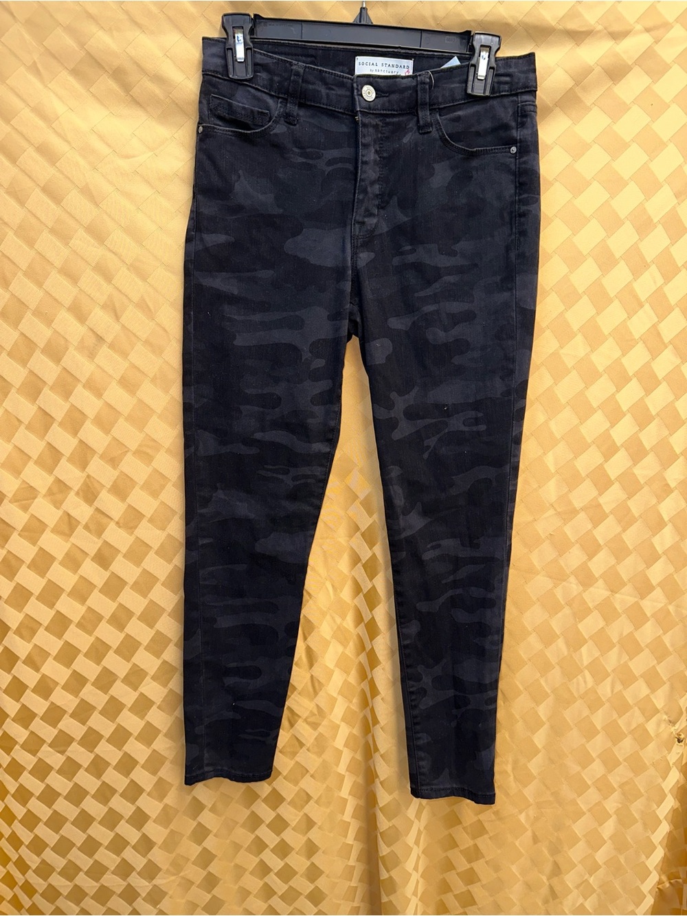 Sanctuary Women's Black Camo Skinny Jeans
